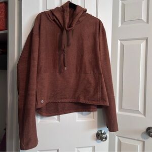 Senita Athletics Copper Going Places Funnel Neck Pullover XXL